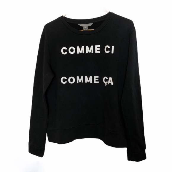 French Connection Comme Ci Comme Ça Sweatshirt - Picture 2 of 6